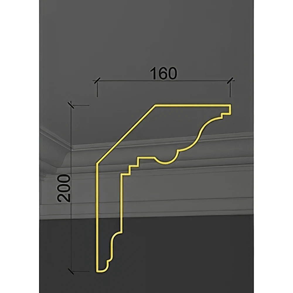 Decorative Plaster Deco Line Q-28