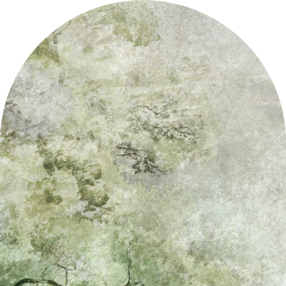 Wallpaper Wall Art Sanctuary Green arc