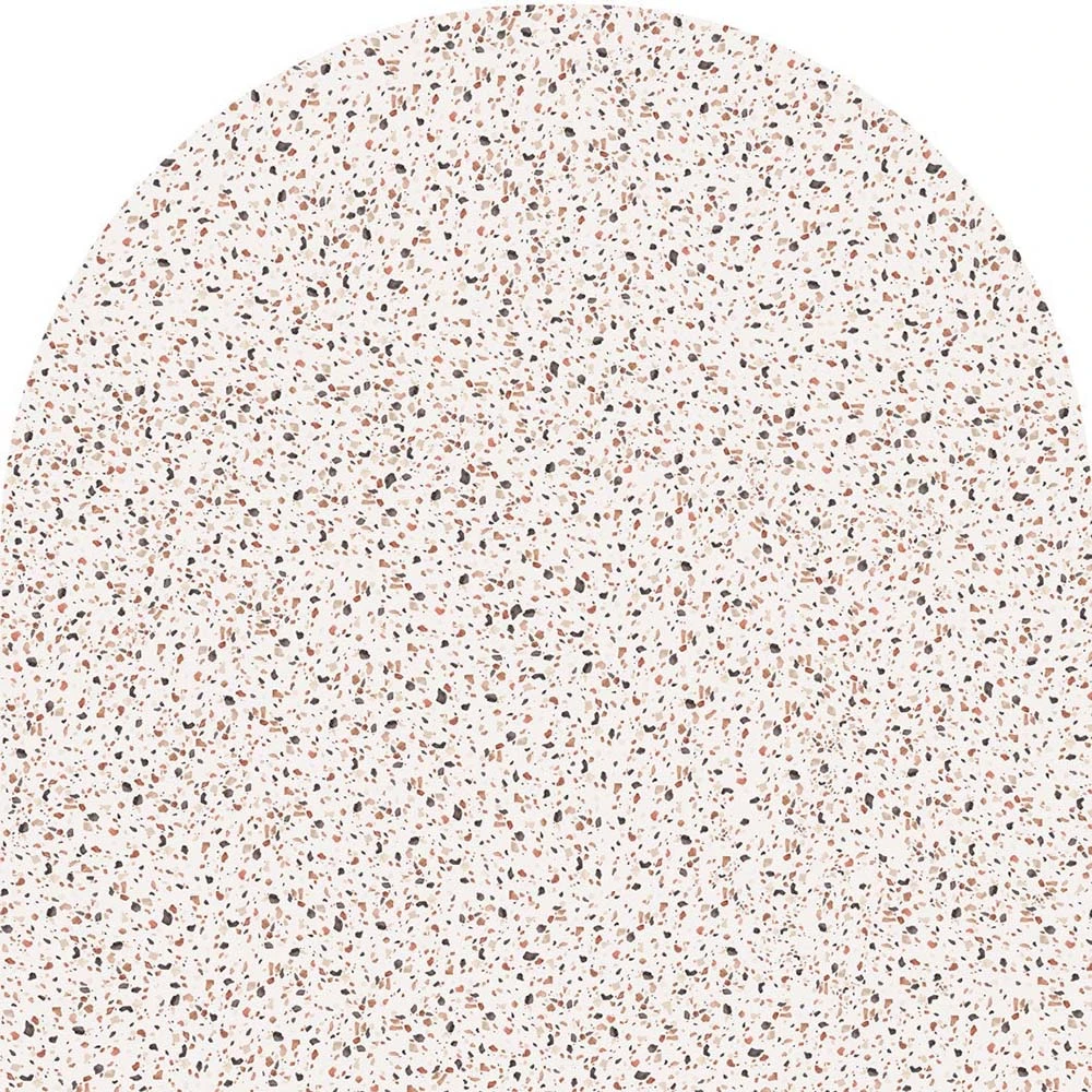 Wallpaper Wall Art Terrazzo Rust arc