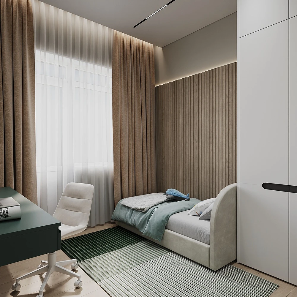 Modern Child's Room Interior 3D Scene (2)