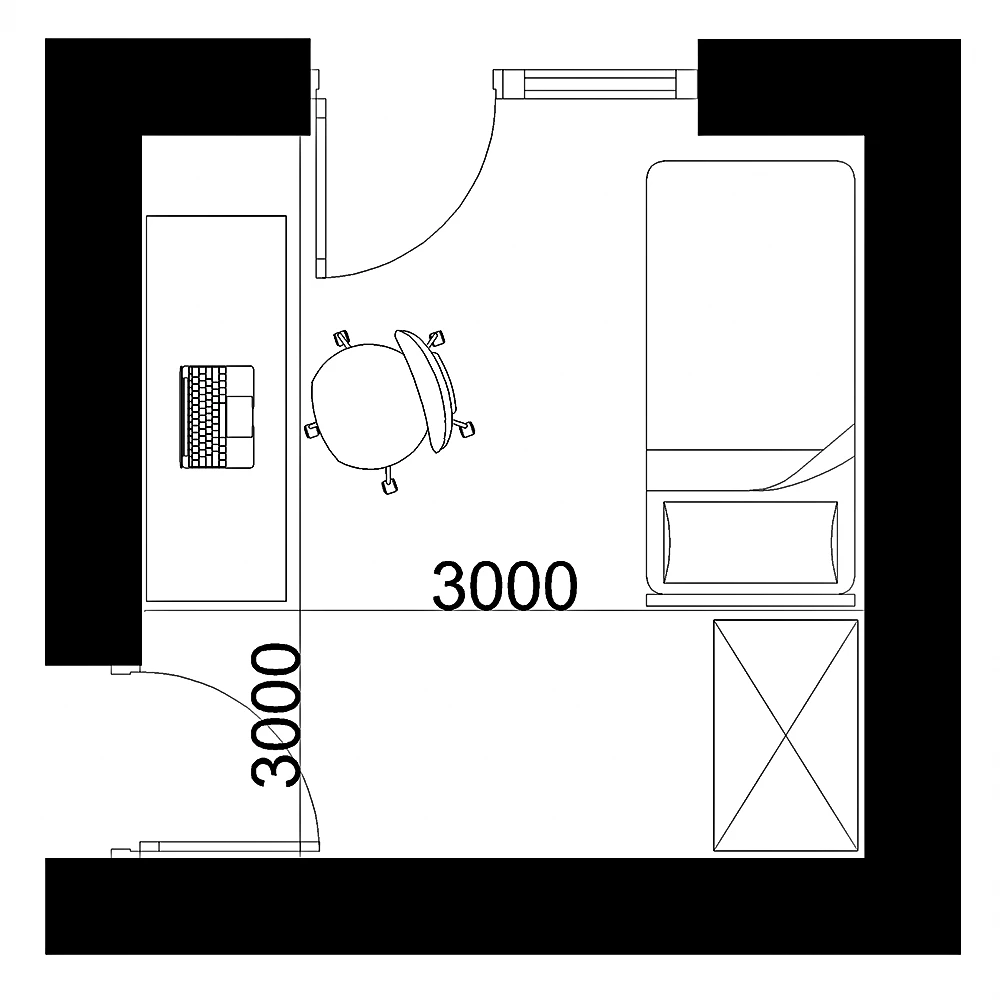 Modern Child's Room Interior 3D Scene (7)