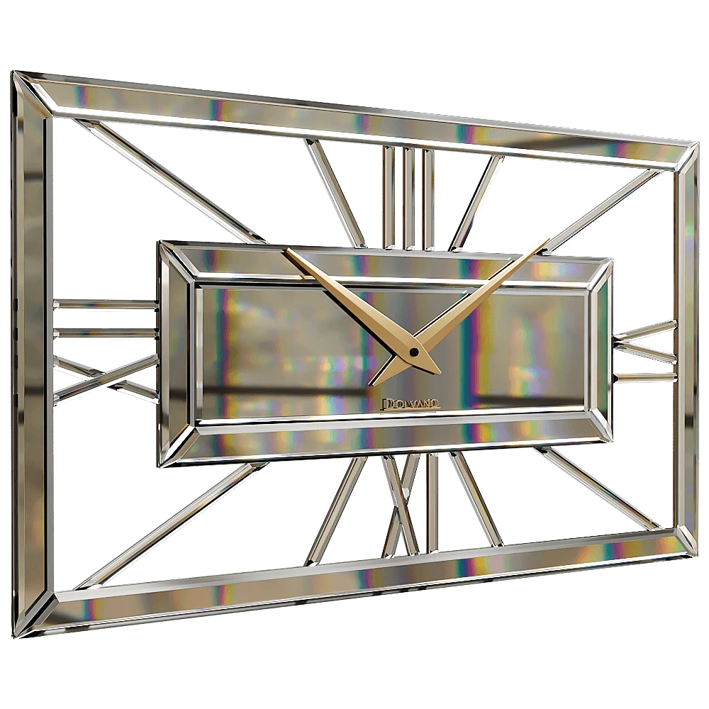 Wall Clock Horizontal Montana Silver (2)