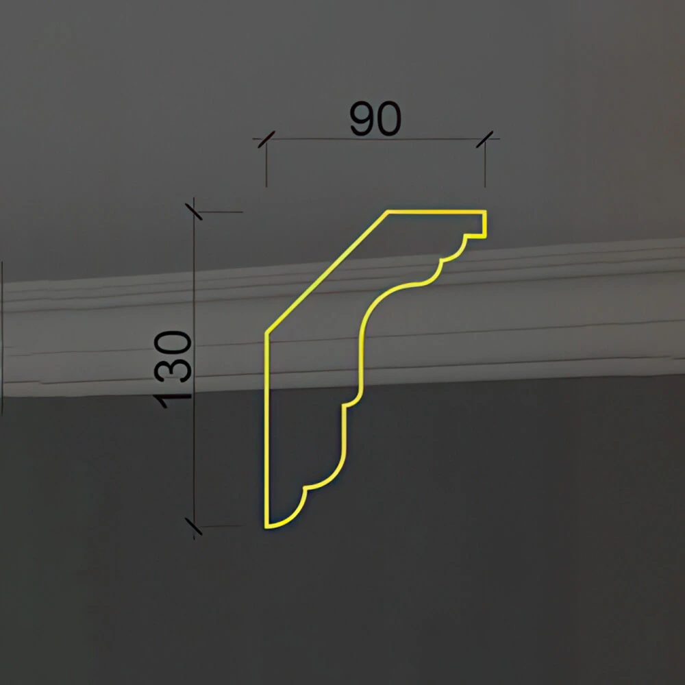 Decorative Plaster Deco Line Q-37