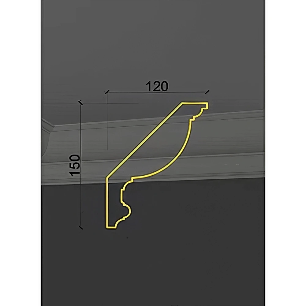 Decorative Plaster Deco Line Q-01