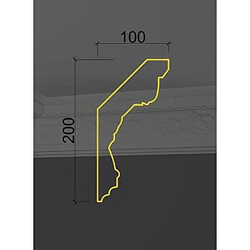 Plaster Cornice Deco Line K-20