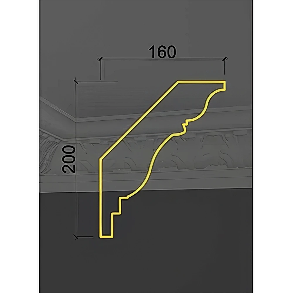 Decorative Plaster Cornice Deco Line K-26
