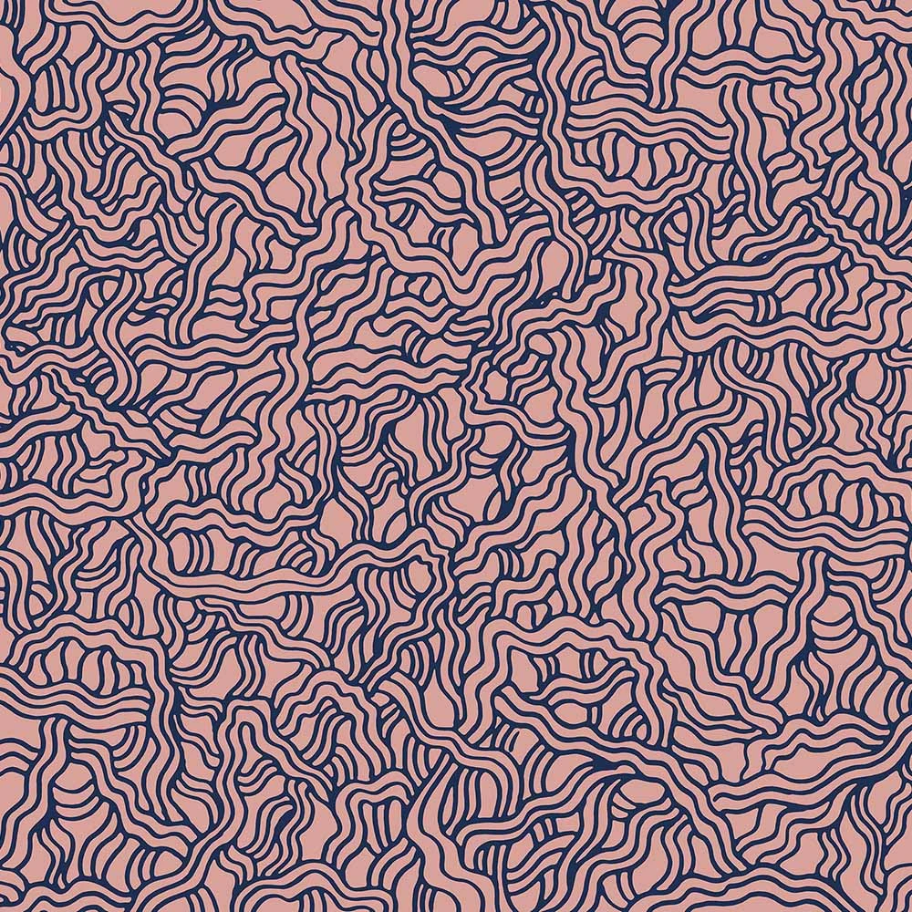 Wallpaper FLOW SAPPHIRE