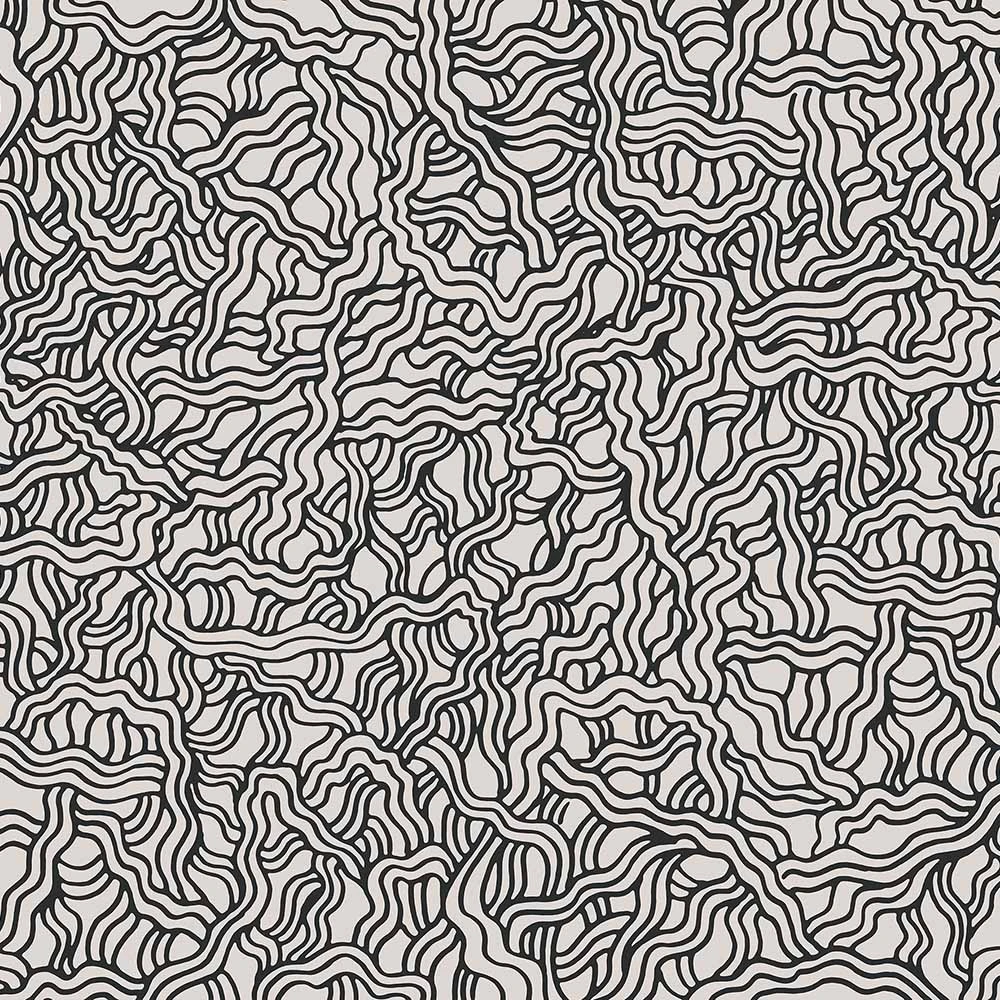 Wallpaper FLOW GRAPHITE