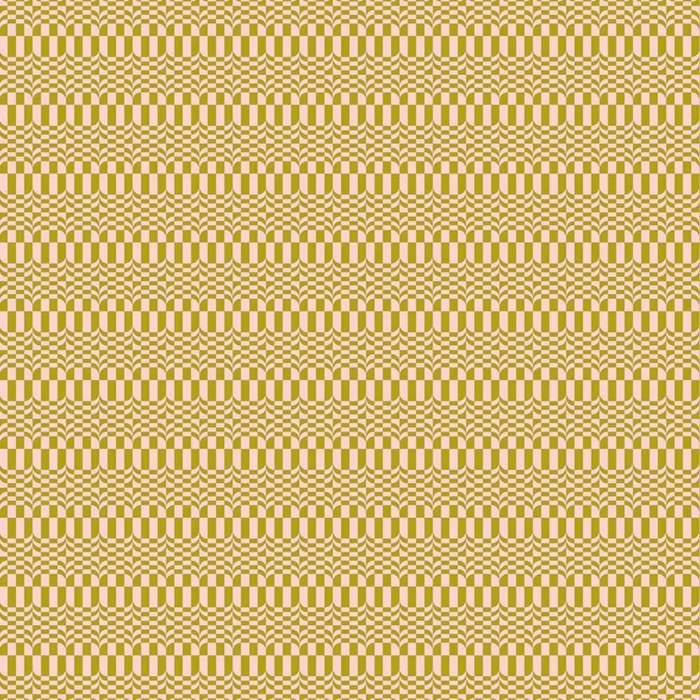 Wallpaper DAMIER LIME
