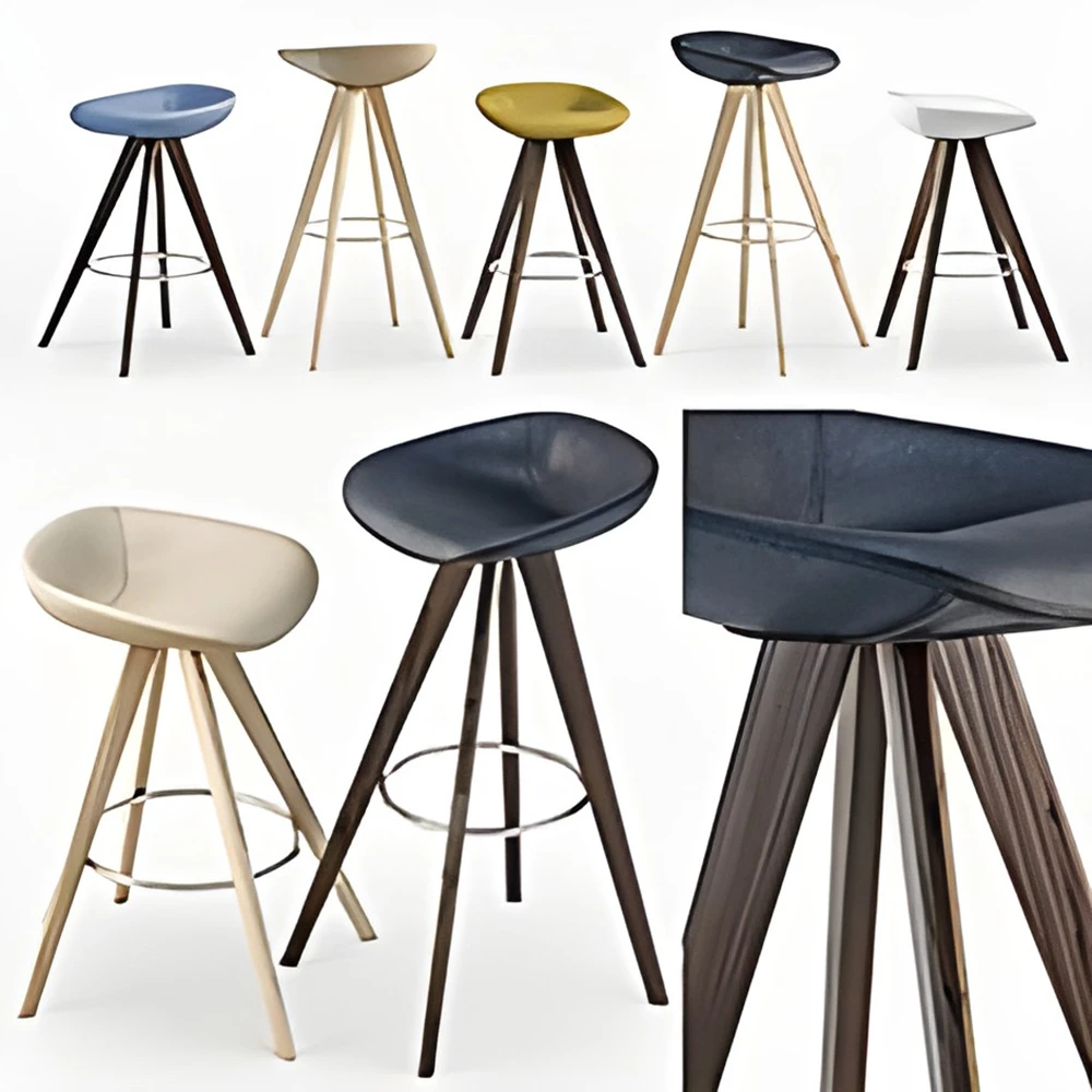 Sgabello da bar Palm di Calligaris