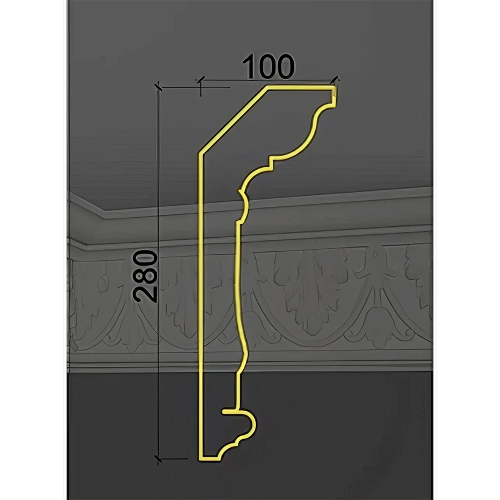 Decorative Plaster Cornice Deco Line K-02