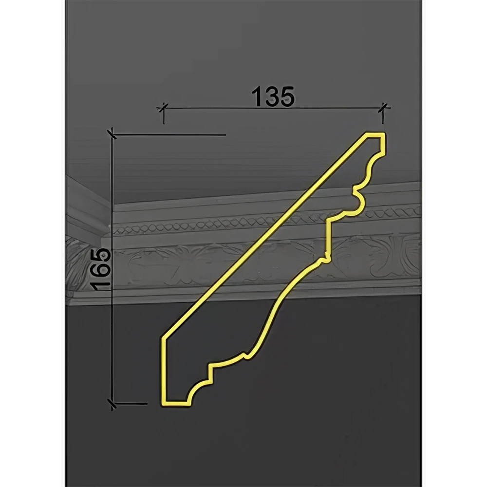 Decorative Plaster Cornice Deco Line K-09