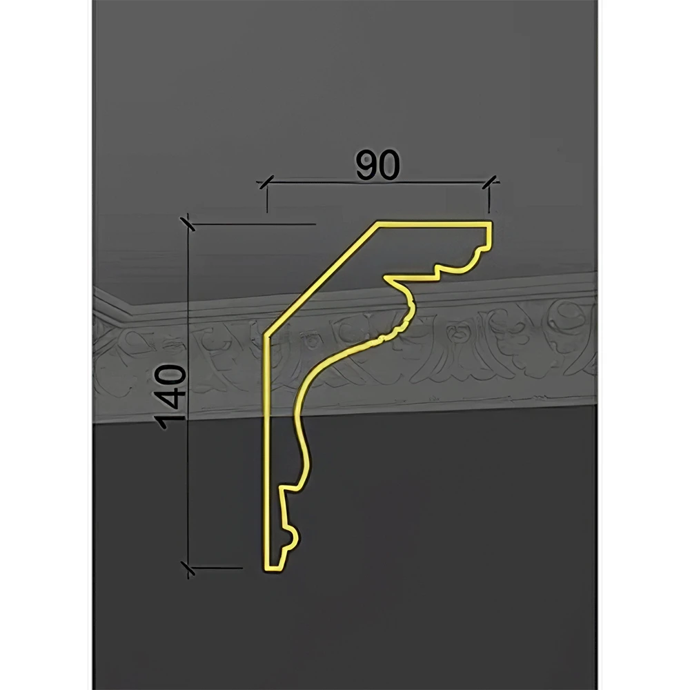 Decorative Plaster Cornice Deco Line K-19