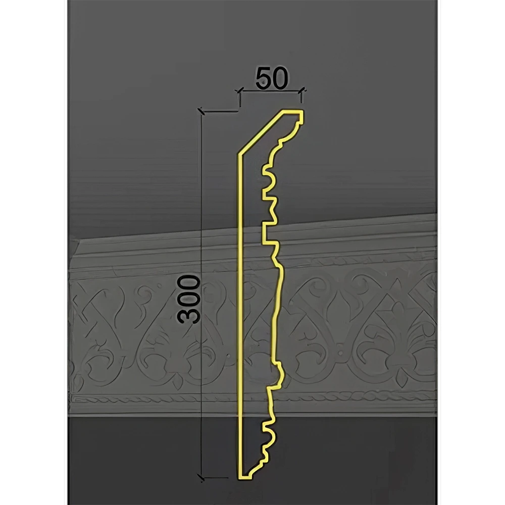 Decorative Plaster Cornice Deco Line K-37