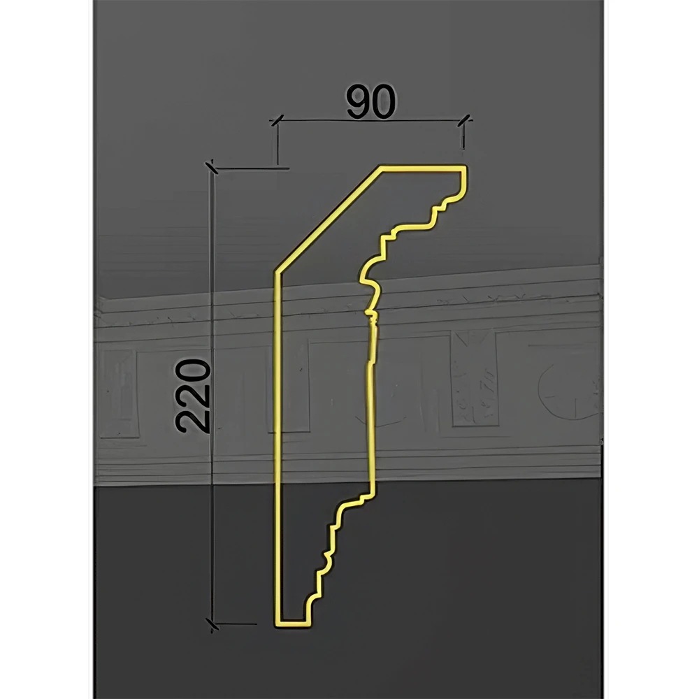 Decorative Plaster Cornice Deco Line K-24
