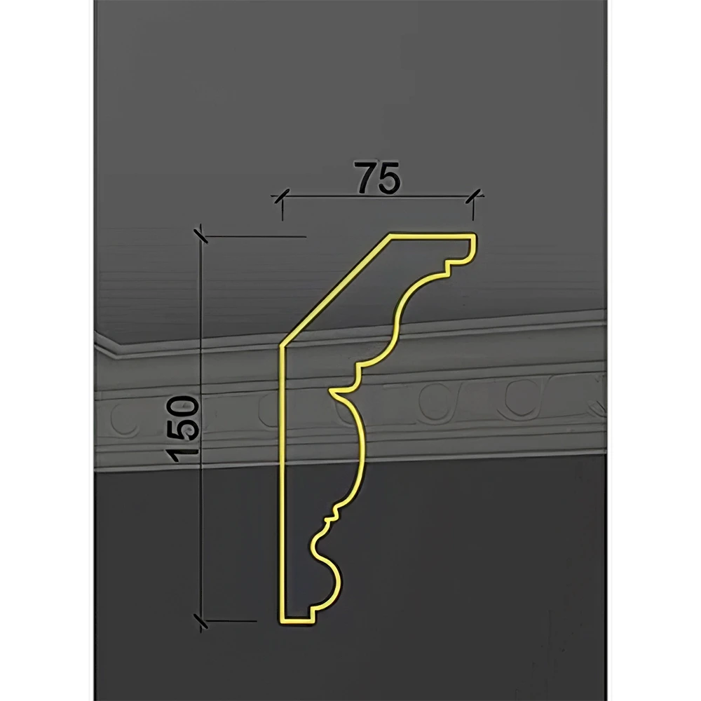 Decorative Plaster Cornice Deco Line K-31