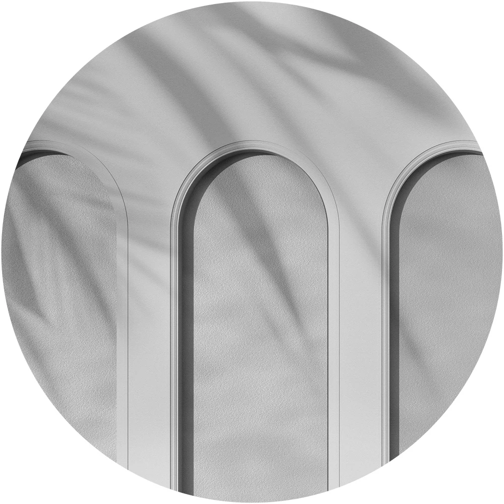 Обои  Libra Light Grey circle