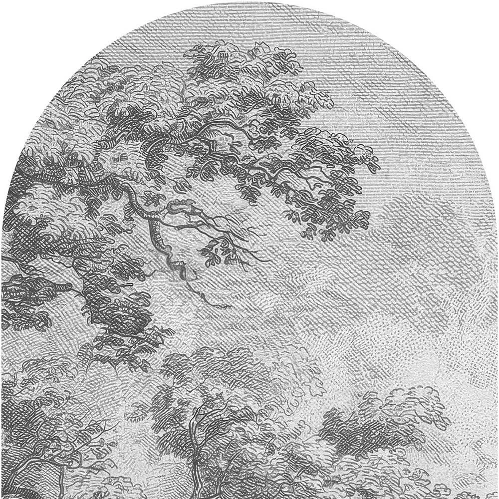 Wallpaper Sanctuary Grey arc