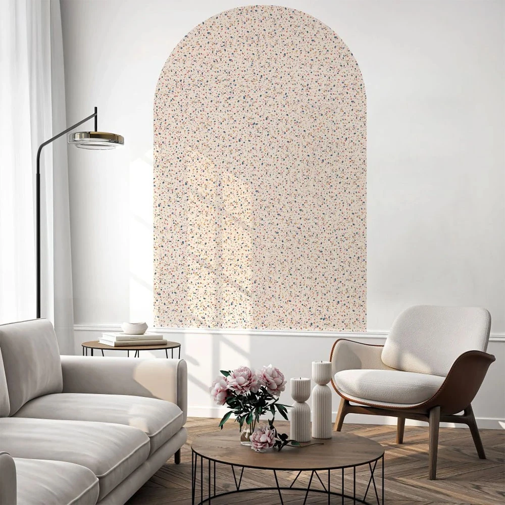Обои Terrazzo Pink arc (2)