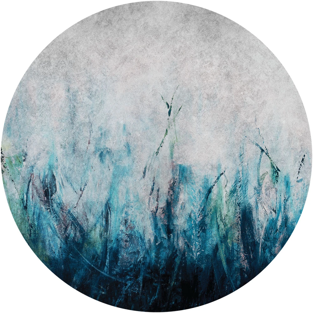 Wallpaper Tosca Blue circle