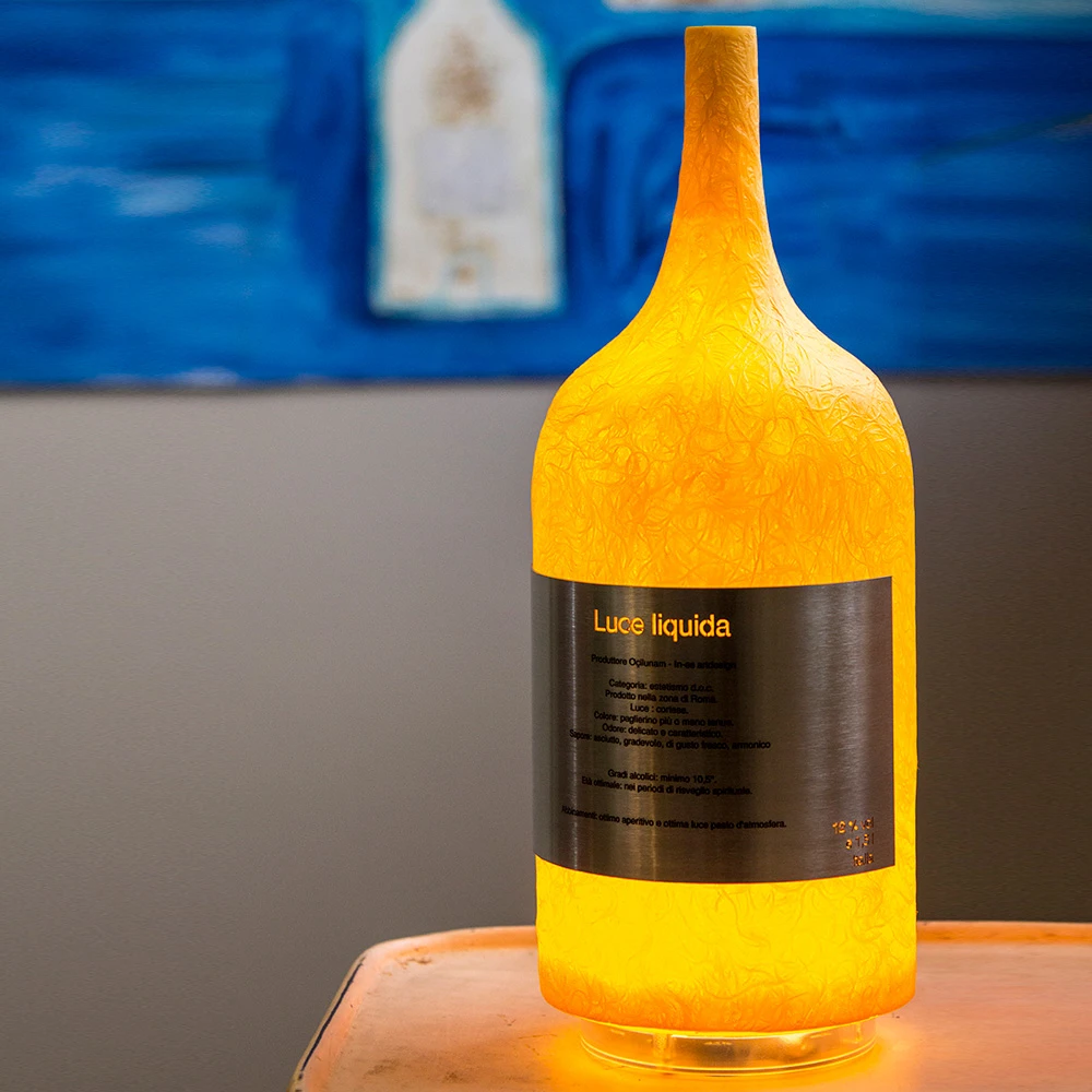 Table lamp In-es.artdesign Luce Liquida 1 battery (2)