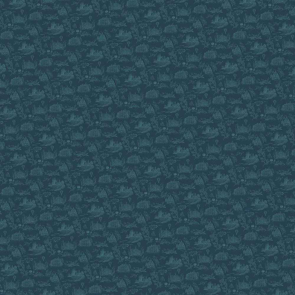 Wallpaper NICE TO MEET YOU NAVY BLUE