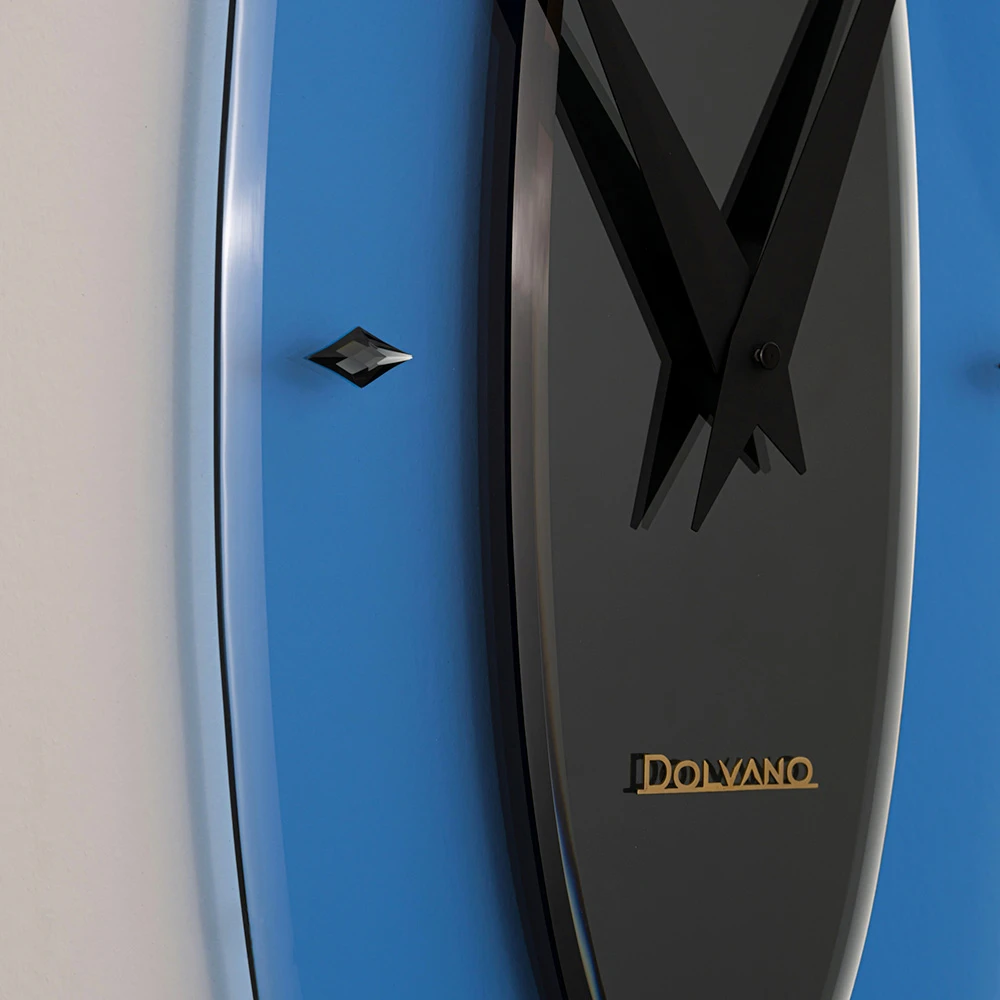 Wall Clock Dolvano The Oval Blue (3)