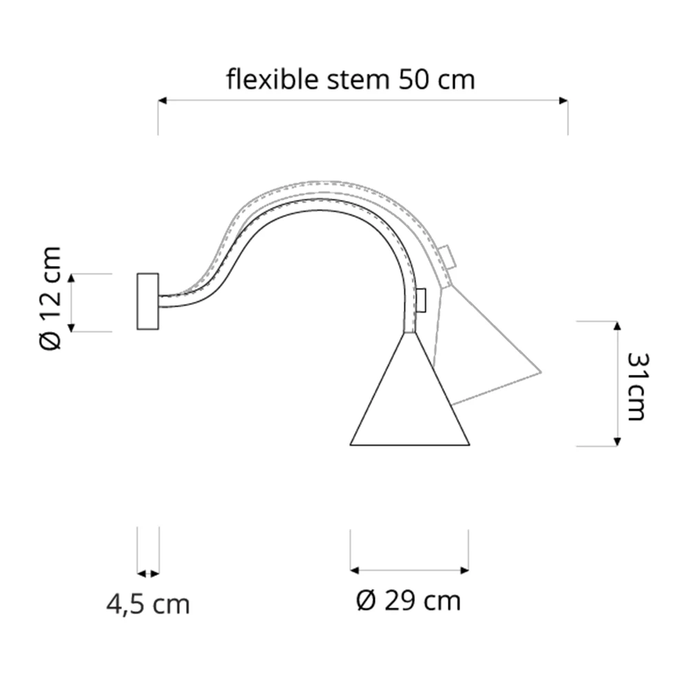 Wall lamp Jazz A cemento (3)