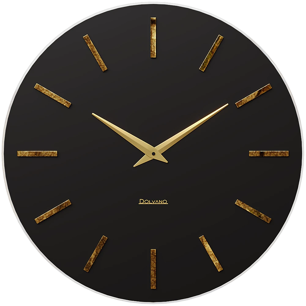 Wall clock Dolvano Classic Retro Gold