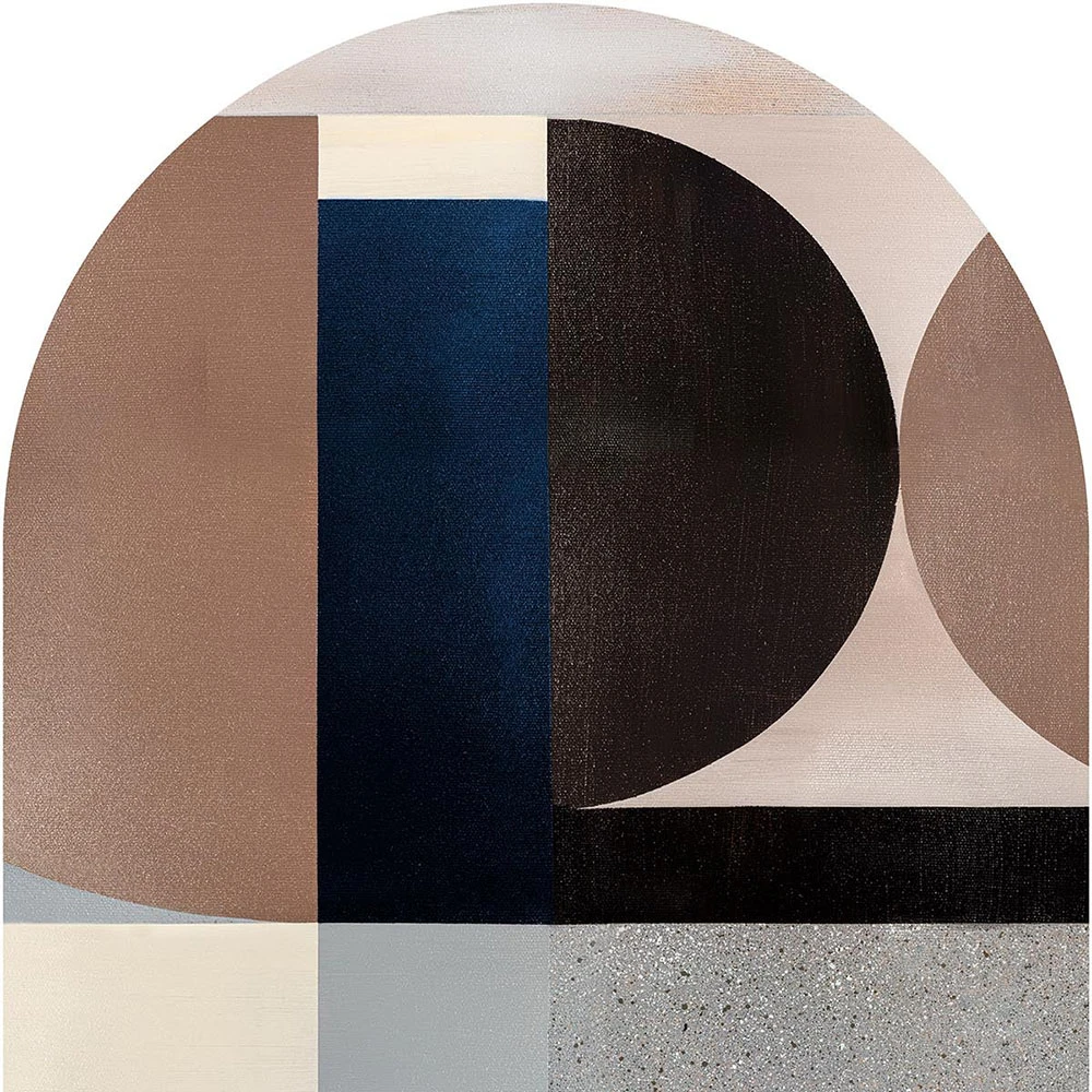 Wallpaper Wall Art Opus Cobalt arc