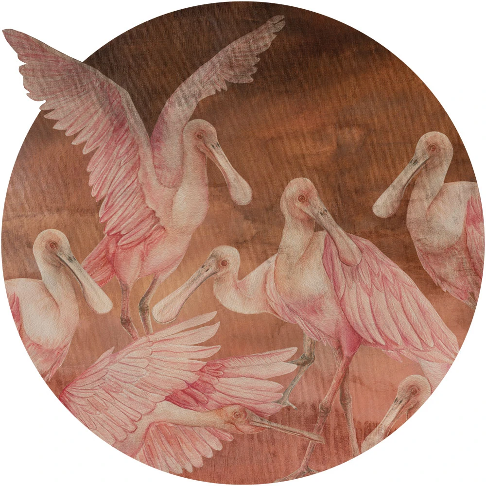 Circular Wallpaper Wall Art Tempesta Ajaja circle