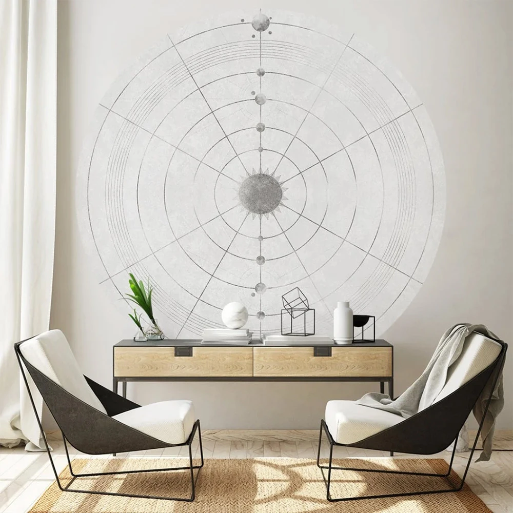 壁纸 Wall Art 黄道十二宫圆 (2)