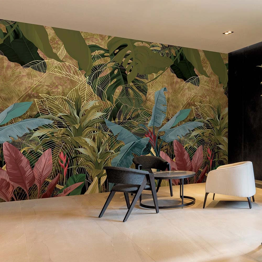 Revestimiento mural Crown Leaf II-LTD02600 (2)