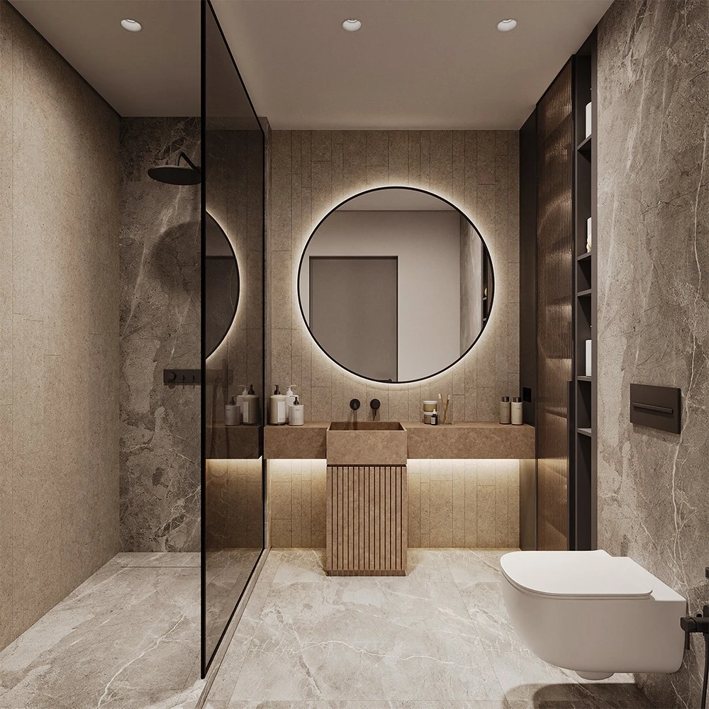 Modern Contemporary Bathroom 3D Scene
