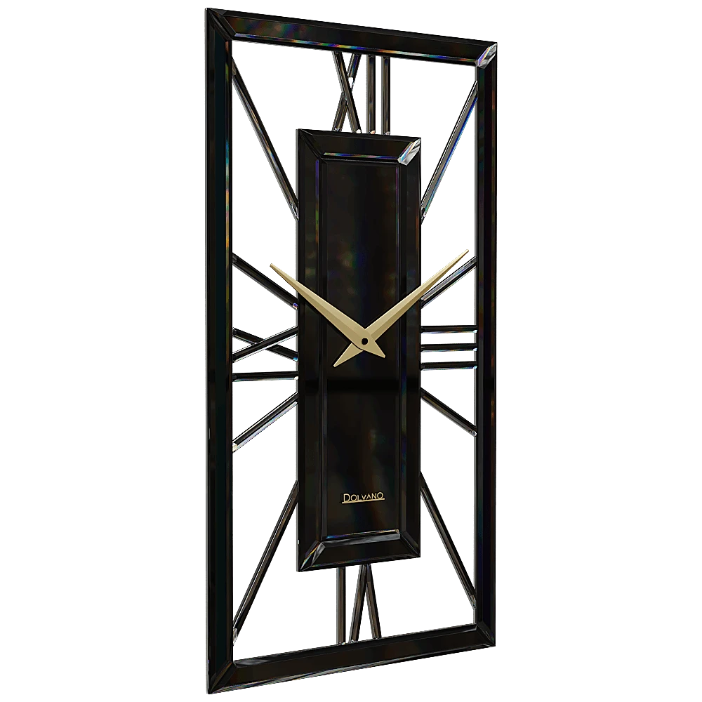 Wall Clock Montana Black (2)