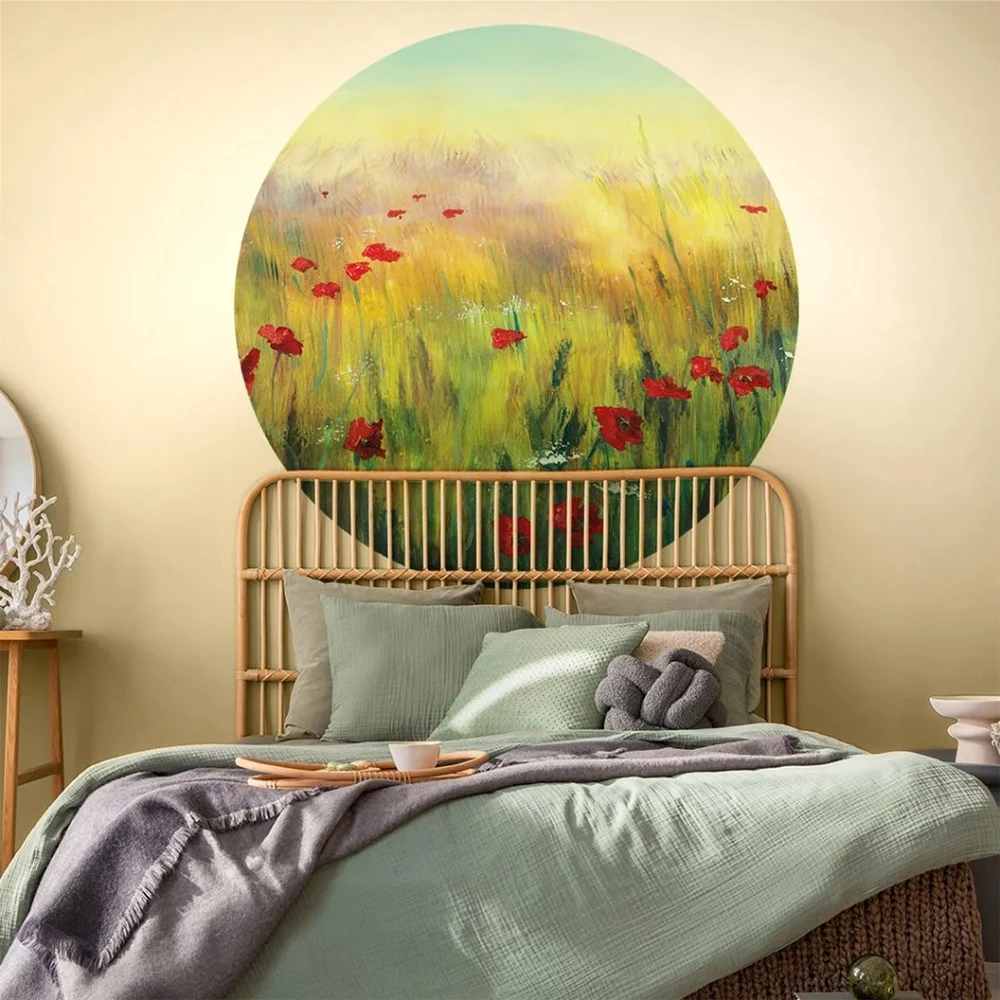 Wallpaper Poppy circle (2)