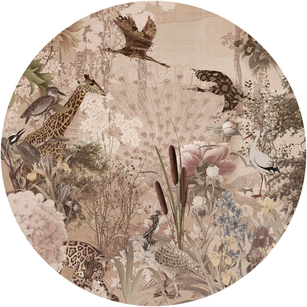 Wallpaper Secret Garden circle