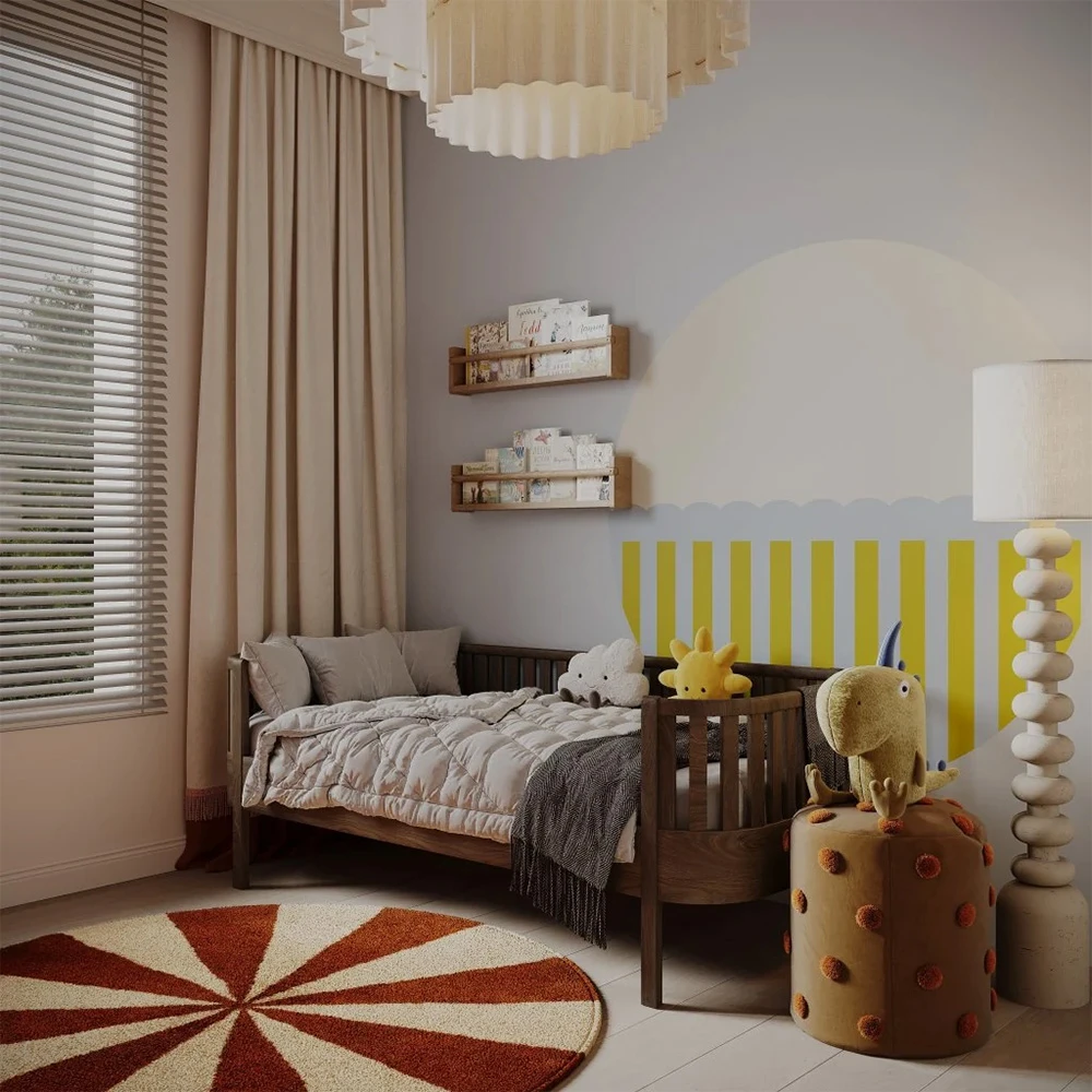 Обои Wall Art Stripe Sugar circle (2)