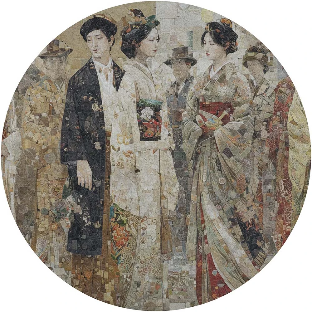 Papier peint Wall Art Mineko circle