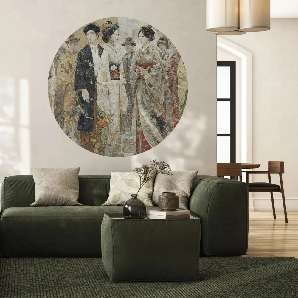 Papier peint Wall Art Mineko circle (2)