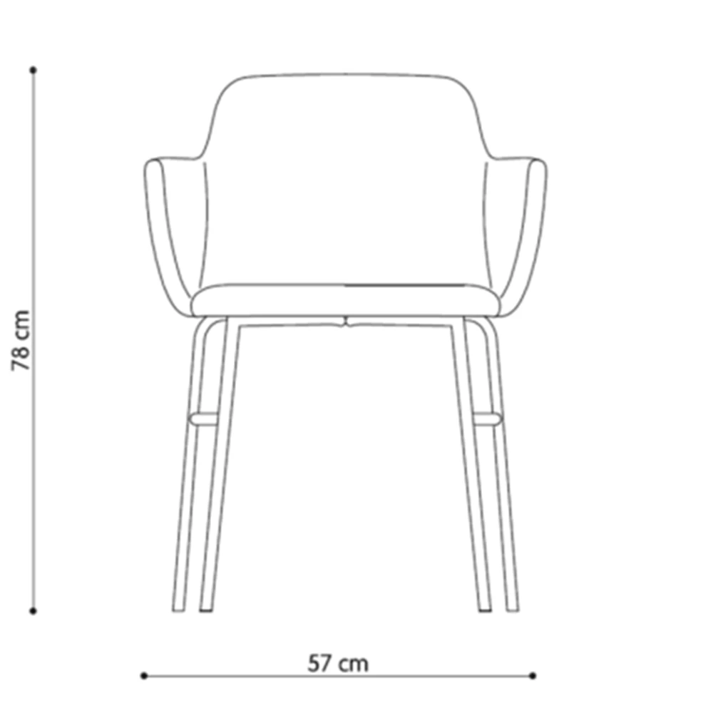 Armchair BARDOT MET TU CB UPH (6)