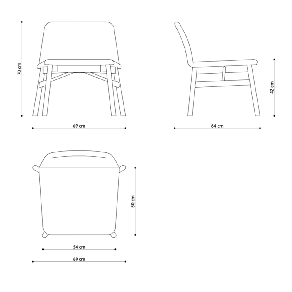 Chair BARDOT LOUNGE (6)