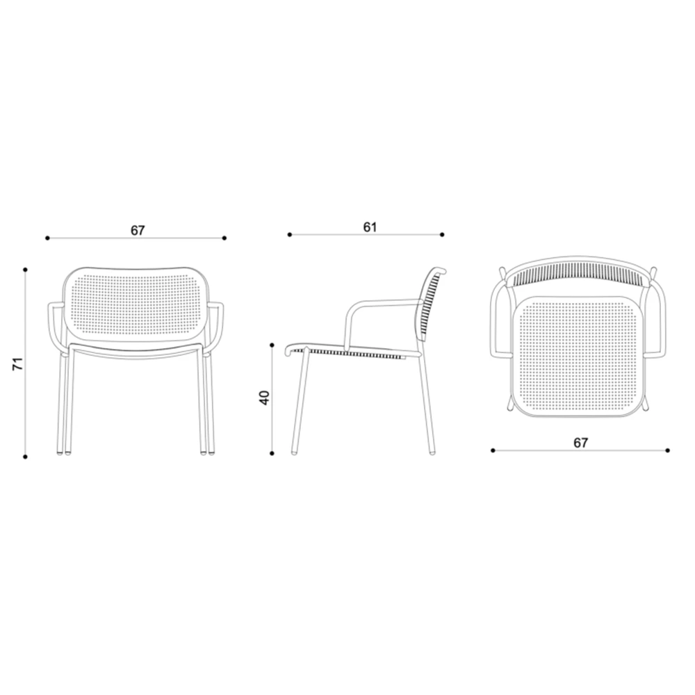 Բազկաթոռ TrabÀ METIS DOT Lounge (4)