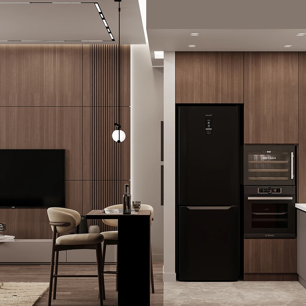 Modern Residential Studio Interior 3D Scene (11)