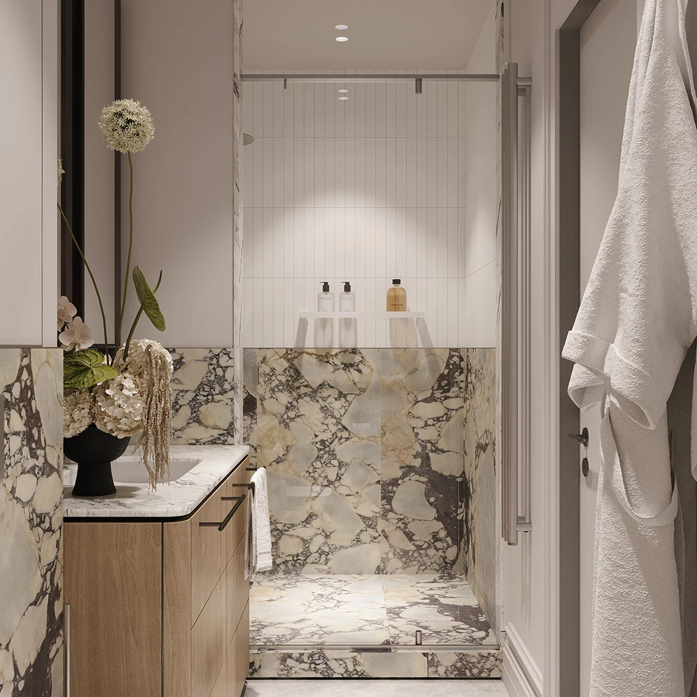 Scène 3D d'intérieur d'appartement moderne (16)