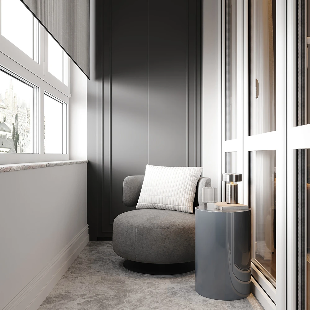 Scène 3D d'intérieur d'appartement moderne (18)