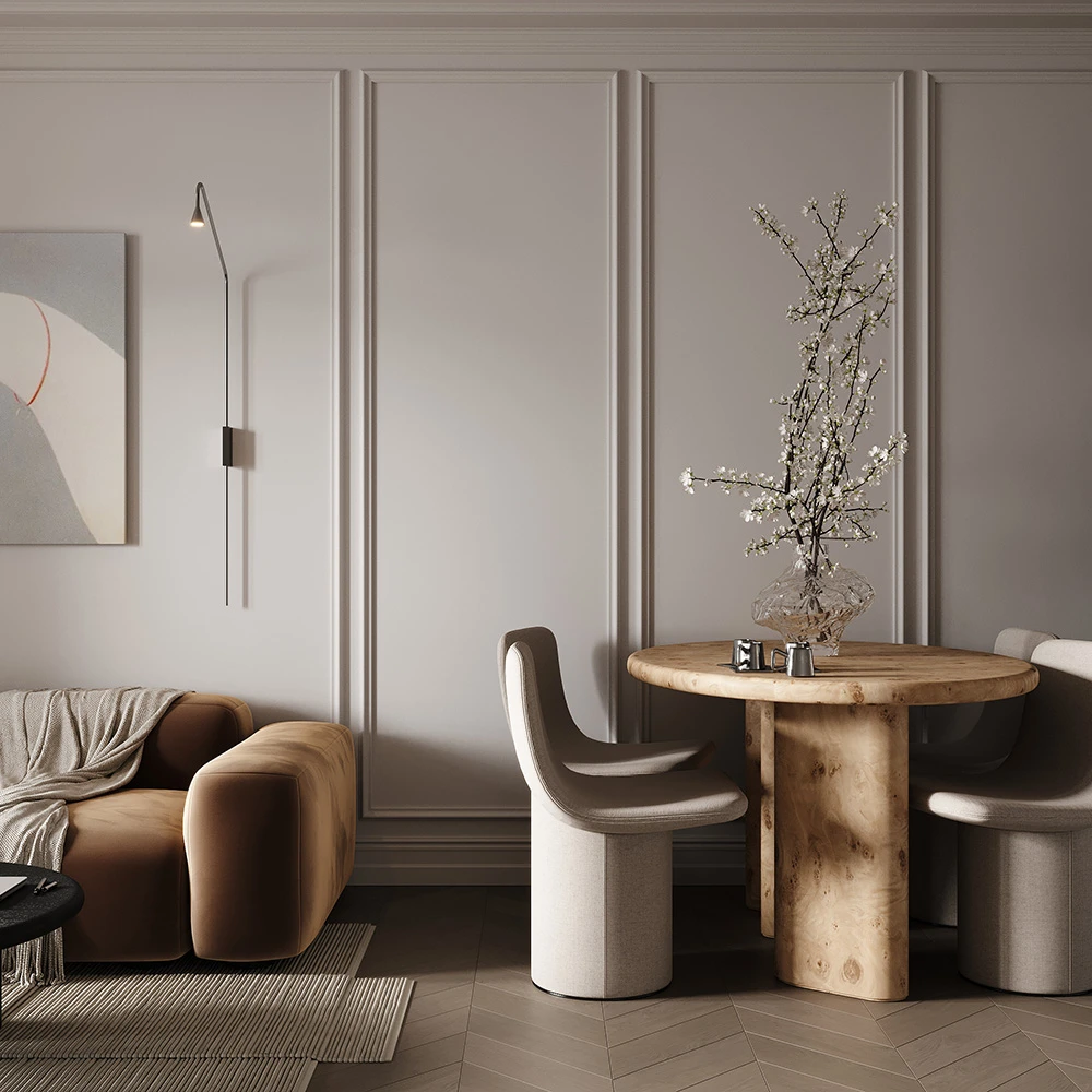 Scène 3D d'intérieur d'appartement moderne (7)