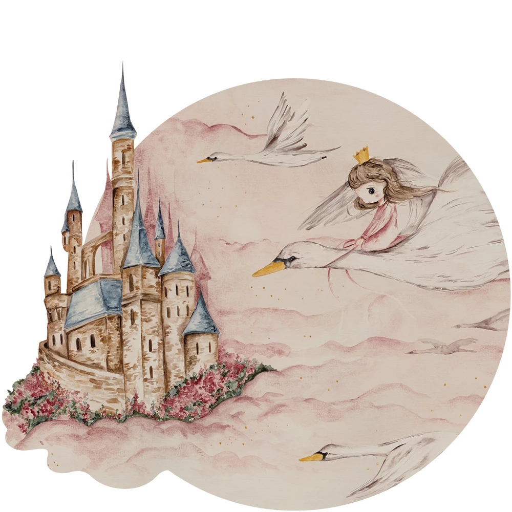 Wallpaper Swan Princess circle
