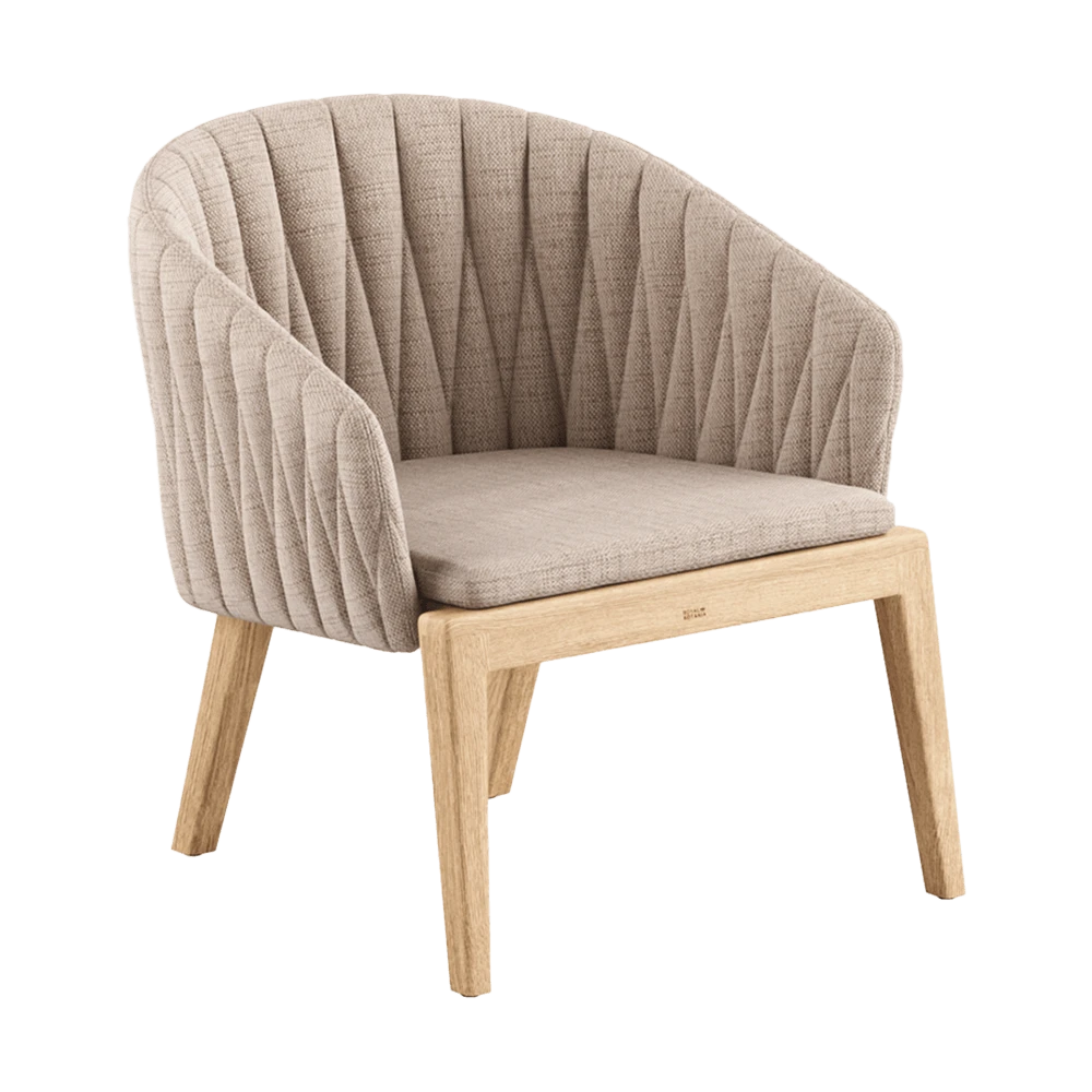 Кресло Calypso low teak & upholstery