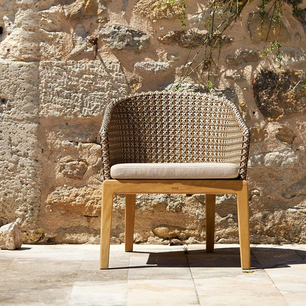 Armchair Calypso teak & Kris Kross woven back (3)